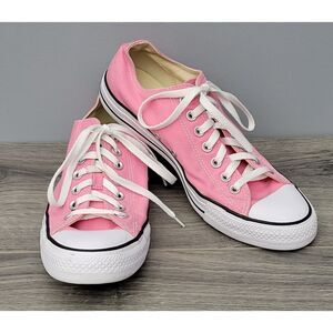 Chuck‎ Taylor Converse Pink Low Top All Star Sneakers Womens 11 Mens 9